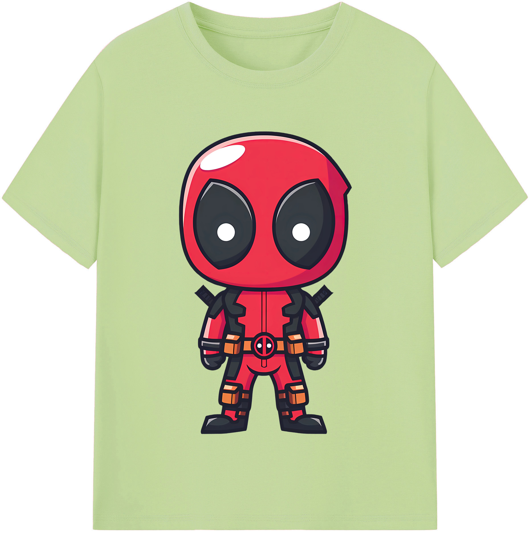 （画像用） Deadpool デッドプール 綿100％半袖Tシャツ（フロントプリント）
